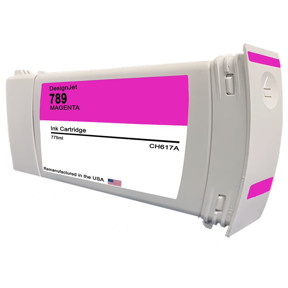 U.S. Remanufactured for HP 789 775ml (CH617A) Magenta Ink Cartridge