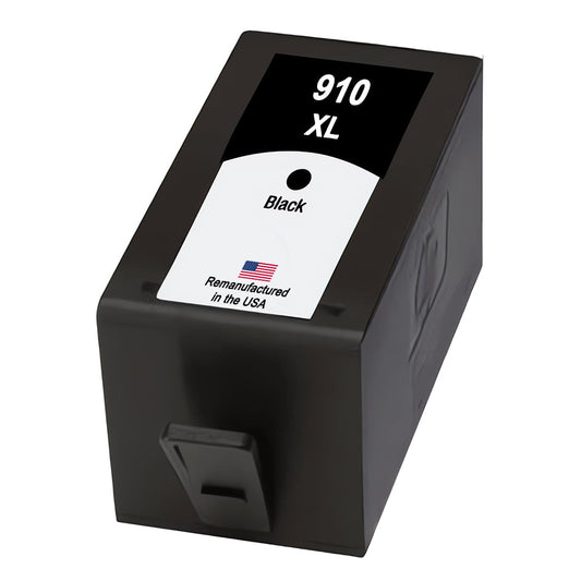 U.S. Remanufactured for HP 910XL (3YL65AN) Black High Yield Ink Cartridges