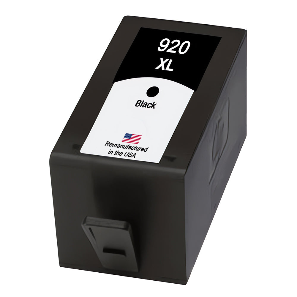 U.S. Remanufactured for HP 920XL (CD975AN) Black Ink Cartridge