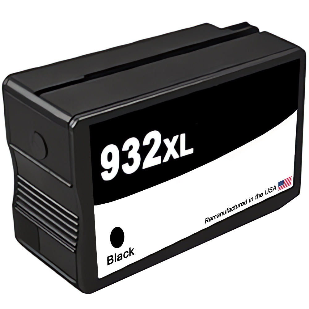 U.S. Remanufactured for HP 932XL (CN053AN) Black Ink Cartridge