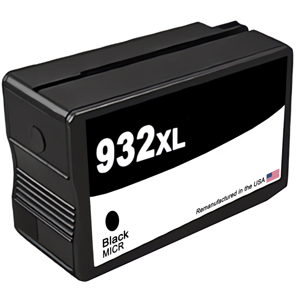 U.S. Remanufactured for HP 932XL (CN053AN) Black MICR Ink Cartridge