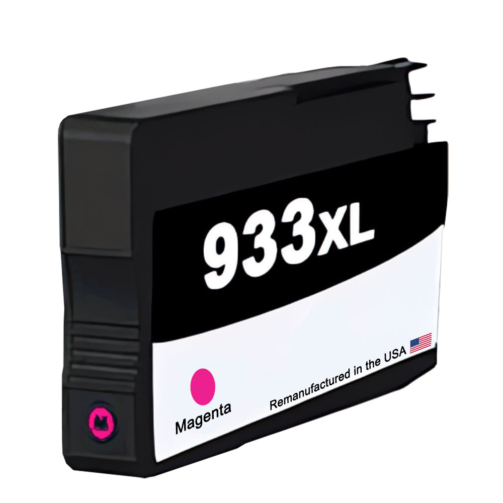 U.S. Remanufactured for HP 933XL (CN055AN) Magenta Ink Cartridge