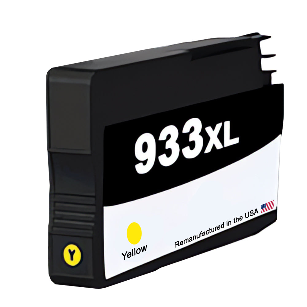 U.S. Remanufactured for HP 933XL (CN056AN) Yellow Ink Cartridge