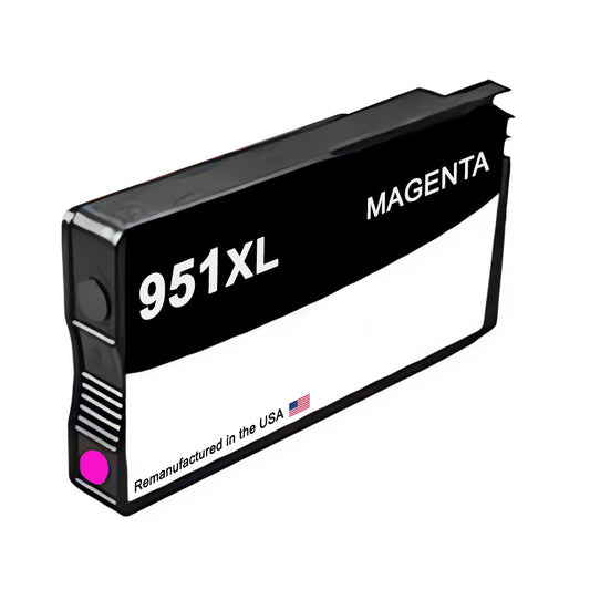 U.S. Remanufactured for HP 951XL (CN047AN) Magenta Ink Cartridge