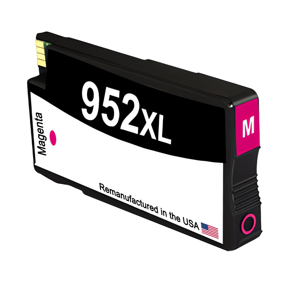 U.S. Remanufactured for HP 952XL (L0S64AN) Magenta Ink Cartridge