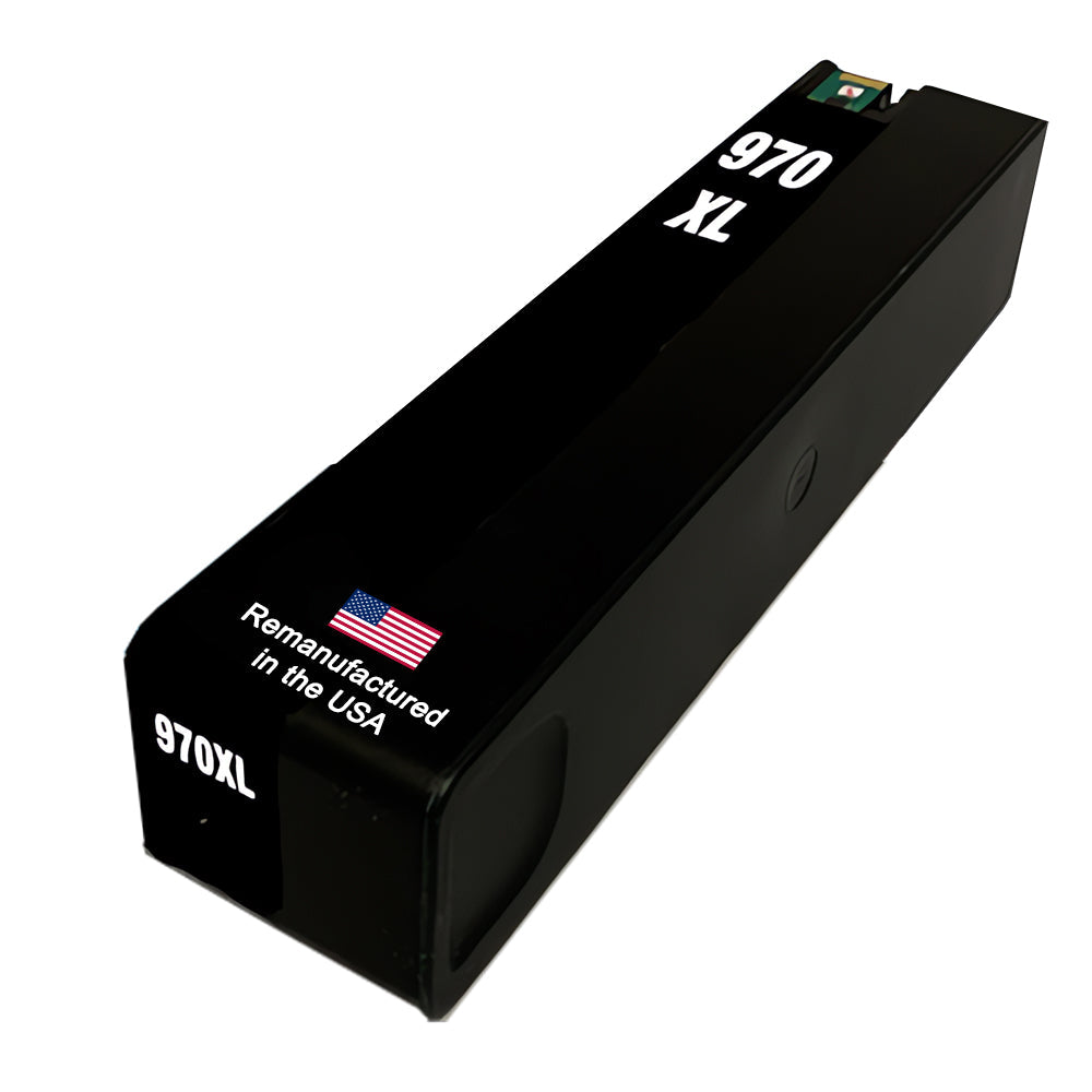 U.S. Remanufactured for HP 970XL (CN625AM) Black Ink Cartridge