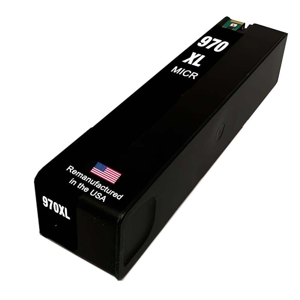 U.S. Remanufactured for HP 970XL (CN625AM) Black MICR Ink Cartridge