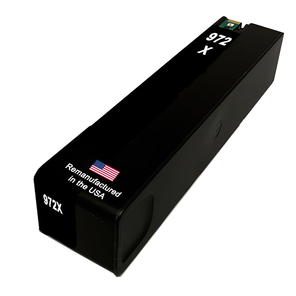 U.S. Remanufactured for HP 972X (F6T84AN) Black Ink Cartridge