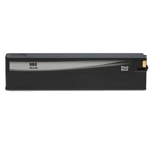U.S. Remanufactured for HP 980 (D8J10A) Black MICR Ink Cartridge