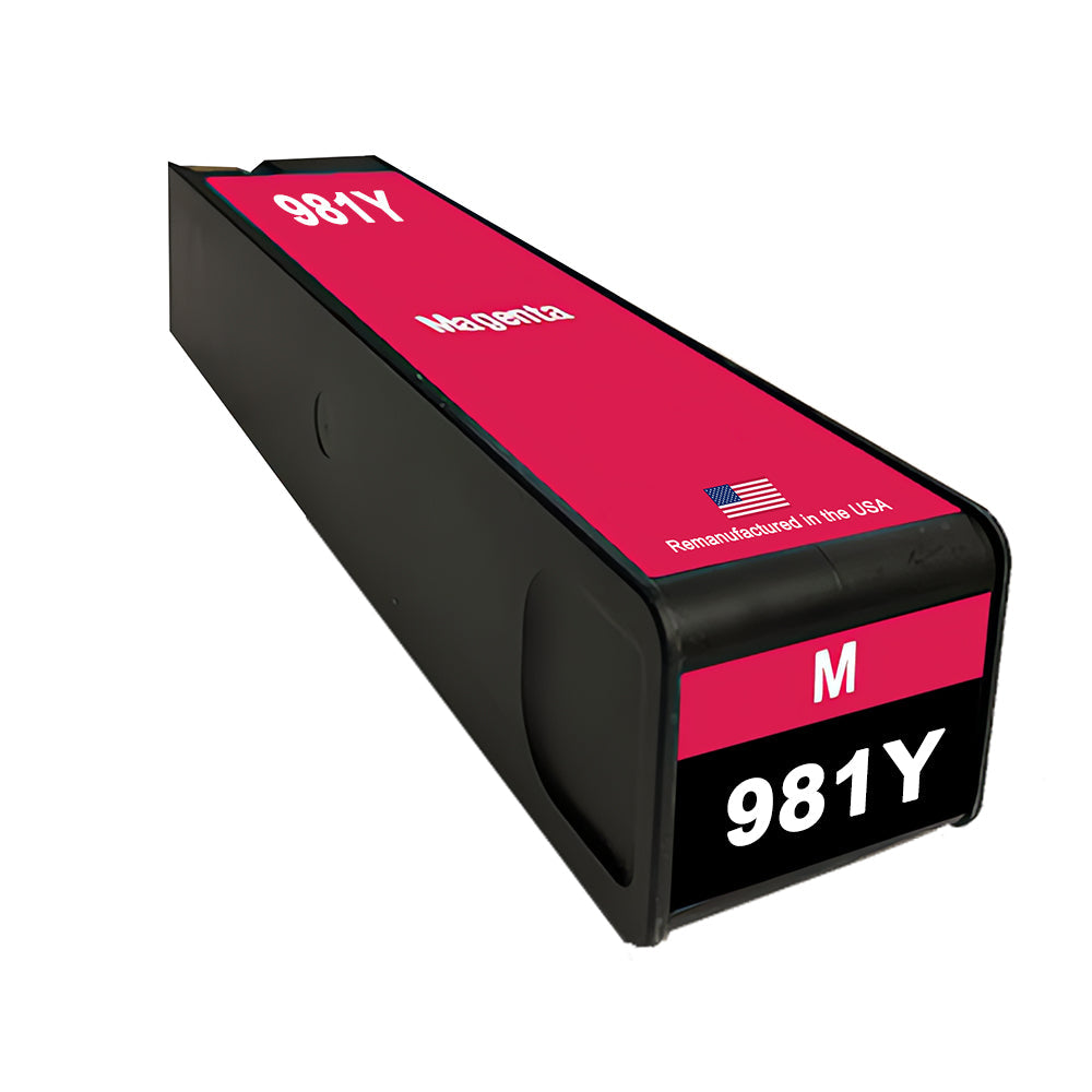 U.S. Remanufactured for HP 981Y (L0R14A) Magenta Ink Cartridge