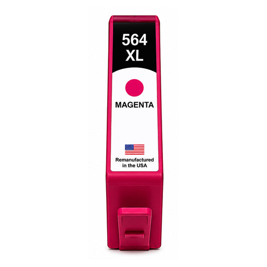 U.S. Remanufactured for HP 564XL (CB324WN) Magenta Ink Cartridge