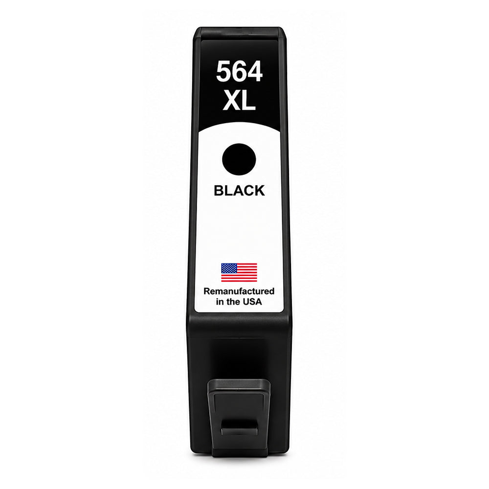 U.S. Remanufactured for HP 564XL (CN684WN) Black Ink Cartridge