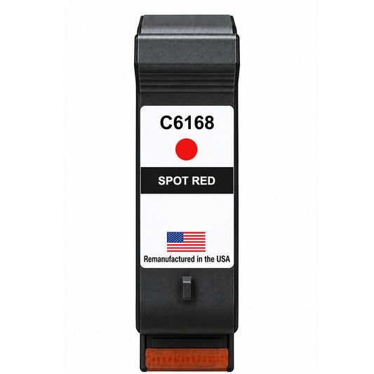 U.S. Remanufactured TIJ for HP C6168A Red Spot Color Thermal Inkjet Cartridge