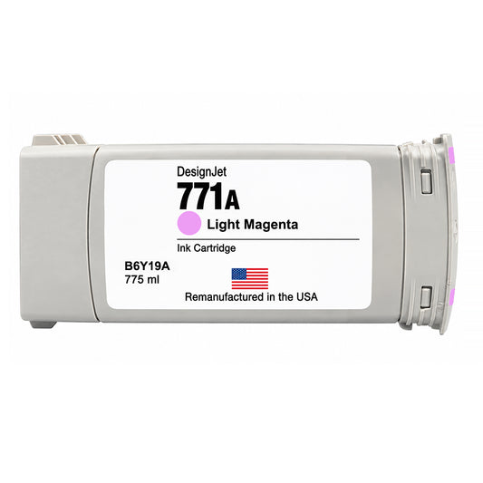 U.S. Remanufactured for HP 771 775ml (B6Y19A) Light Magenta Ink Cartridge