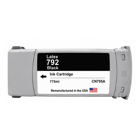 U.S. Remanufactured for HP 792 775ml (CN705A) Black Ink Cartridge