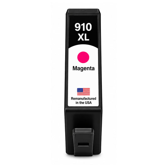 U.S. Remanufactured for HP 910XL (3YL63AN) Magenta Ink Cartridge