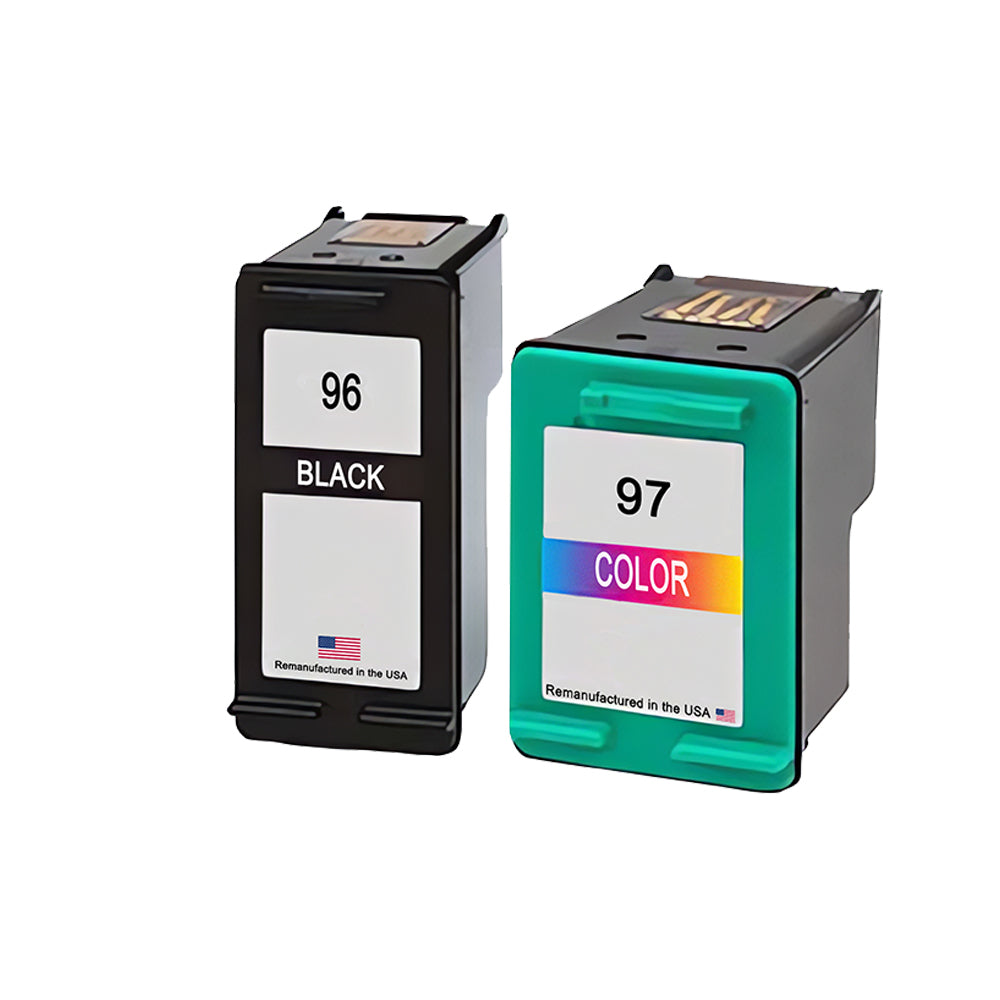 U.S. Remanufactured for HP 96 Black / 97 Color Combo Pack Ink Cartridges