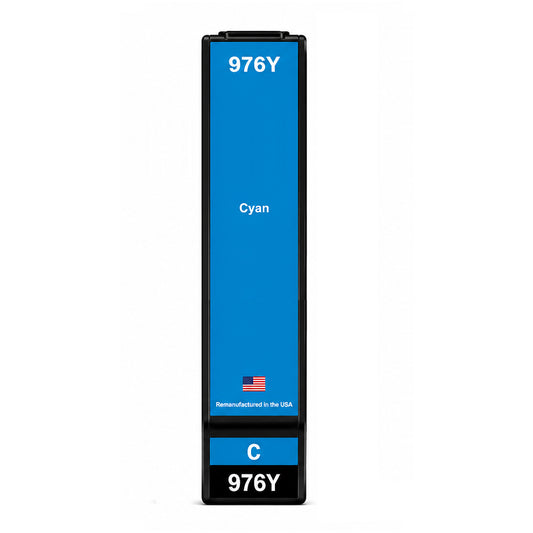 U.S. Remanufactured for HP 976Y (L0R05A) Cyan Ink Cartridge