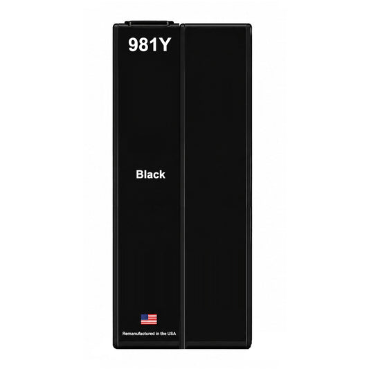 U.S. Remanufactured for HP 981Y (L0R16A) Black Ink Cartridge