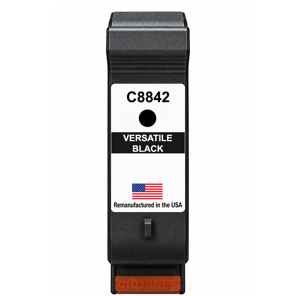 U.S. Remanufactured TIJ for HP C8842A Versatile Black Thermal Inkjet Cartridge