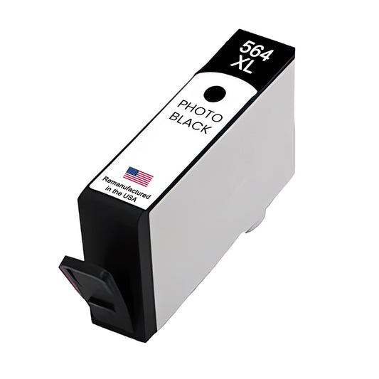 U.S. Remanufactured for HP 564XL (CB322WN) Photo Black Ink Cartridge