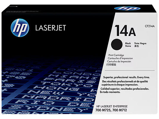 Original HP 14A Standard Yield Black Toner Cartridge