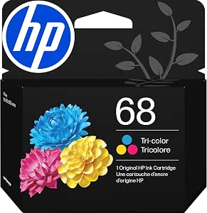 New, Pre-Owned, Original HP 68 Standard Yield Tri-Color Ink Cartridge, 7FP20T