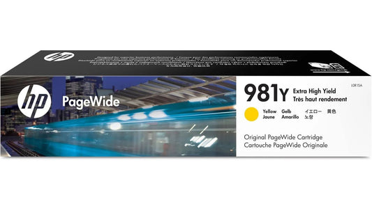 Genuine HP 981Y Extra High Yield Yellow PageWide Ink Cartridge