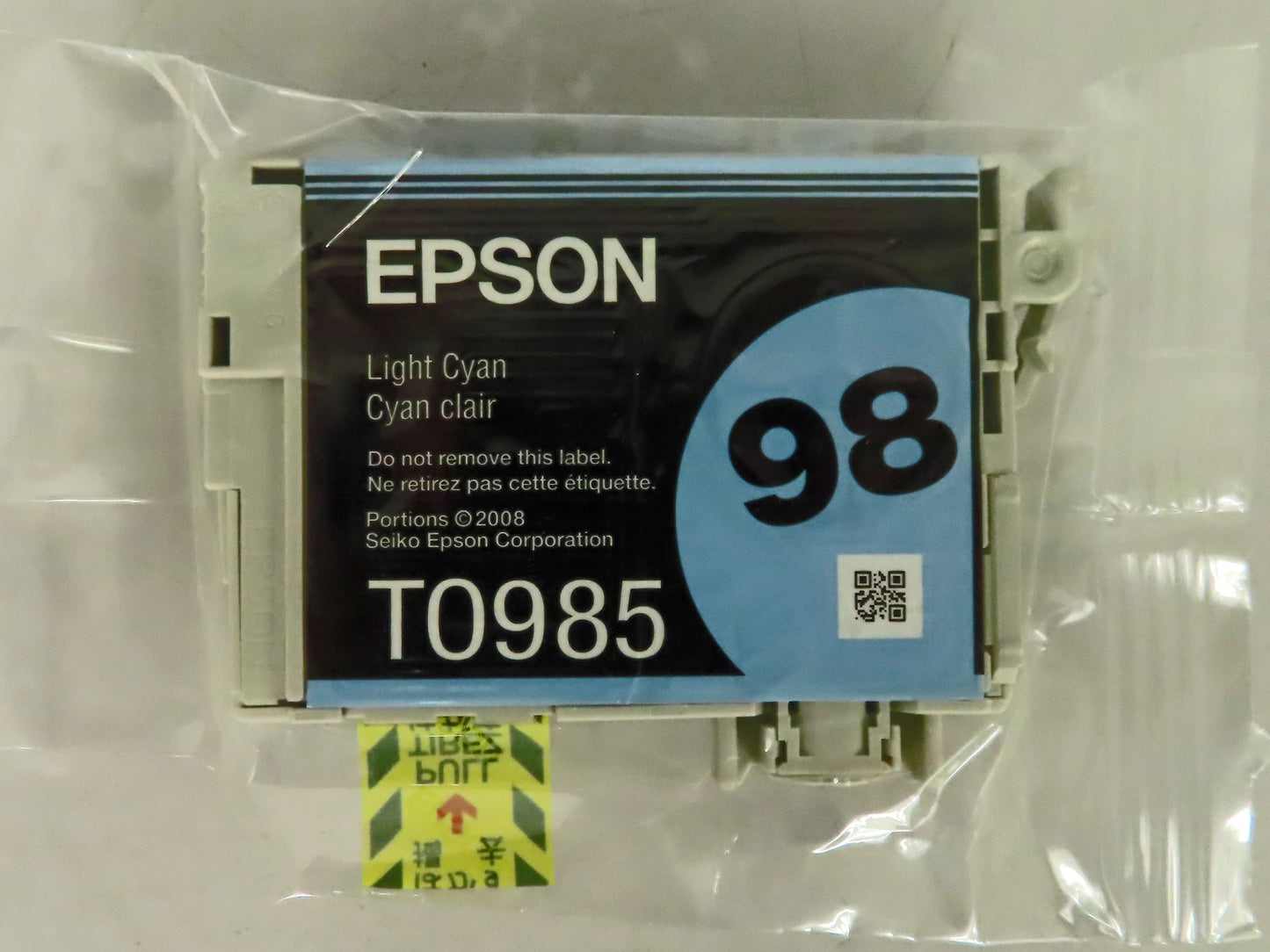 Original Epson 98 Light Cyan ( T0985 ) Ink Cartridge