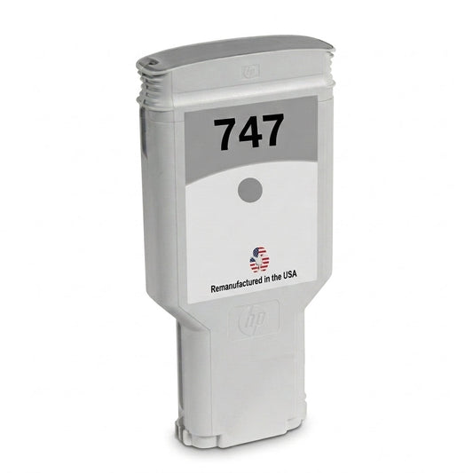 US Remanufactured for HP 747 300mL Gray Ink Cartridge