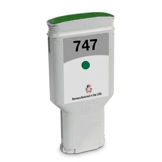 US Remanufactured for HP 747 300mL Green Ink Cartridge