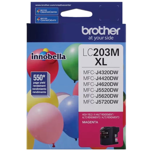 New, Pre-Owned - Brother LC203MXL High Yield Magenta Ink Cartridge