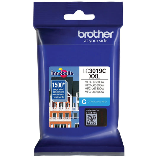 Brother LC3019 Suprt High-Yield Cyan Ink Cartridge