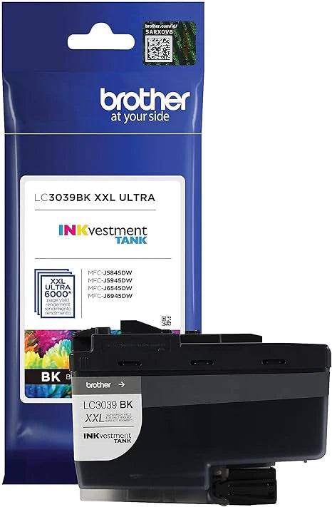 Genuine Brother LC3039 Ultra High Yield Black Ink Cartridge