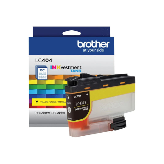 Brother LC404 Standard-Yield Yellow Ink Cartridge
