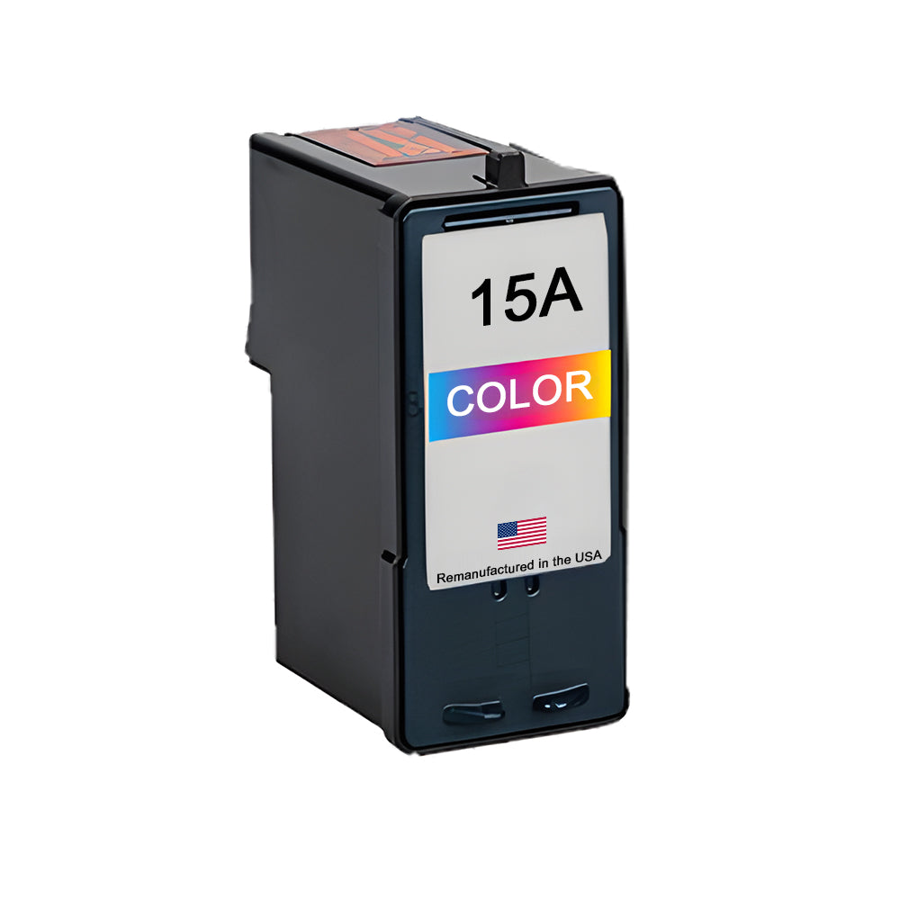 U.S. Remanufactured for Lexmark #15A 18C2110 Color Ink Cartridge