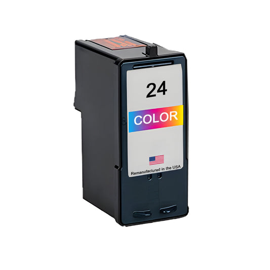 U.S. Remanufactured for Lexmark #24 18C1524 Color Ink Cartridge