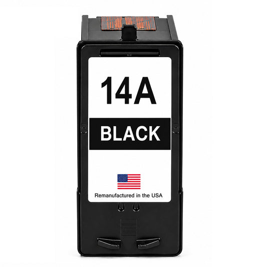 U.S. Remanufactured for Lexmark #14A 18C2090 Black Ink Cartridge