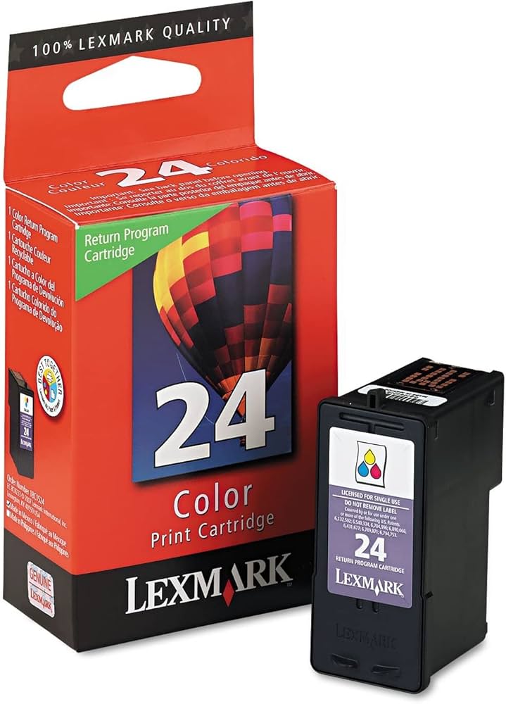 New, Pre-Owned - Lexmark #24 Color (OEM) Cartridge- 18C1524