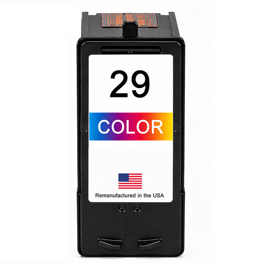 U.S. Remanufactured for Lexmark #29 18C1429 Color Ink Cartridge