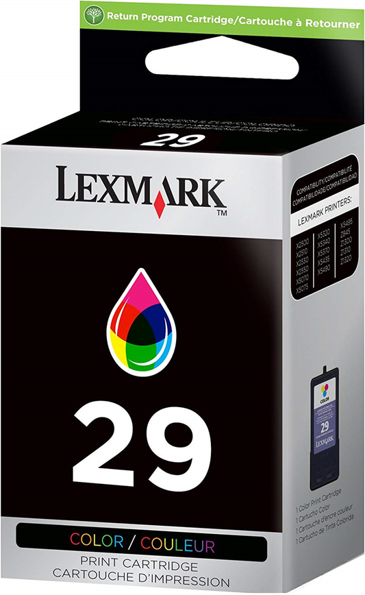 New, Pre-Owned - Lexmark #29 factory (OEM) Color 18C1429 Ink Cartridge