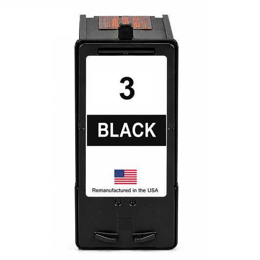 U.S. Remanufactured for Lexmark #3 18C1530 Black Ink Cartridge
