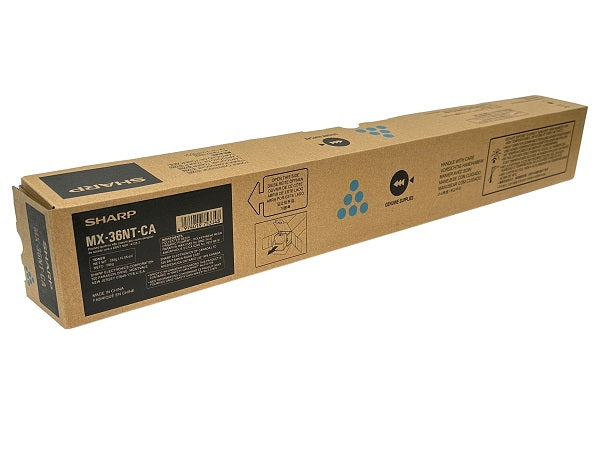 Sharp MX-36NT-CA Cyan Toner Cartridge