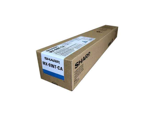 Original Sharp MX-61NT Standard Yield Cyan Toner Cartridge