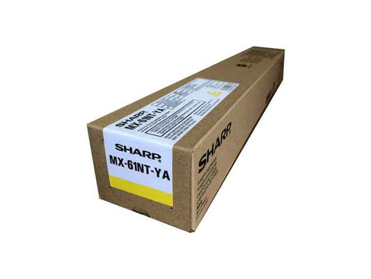 Original Sharp MX-61NT Standard Yield Yellow Toner Cartridge