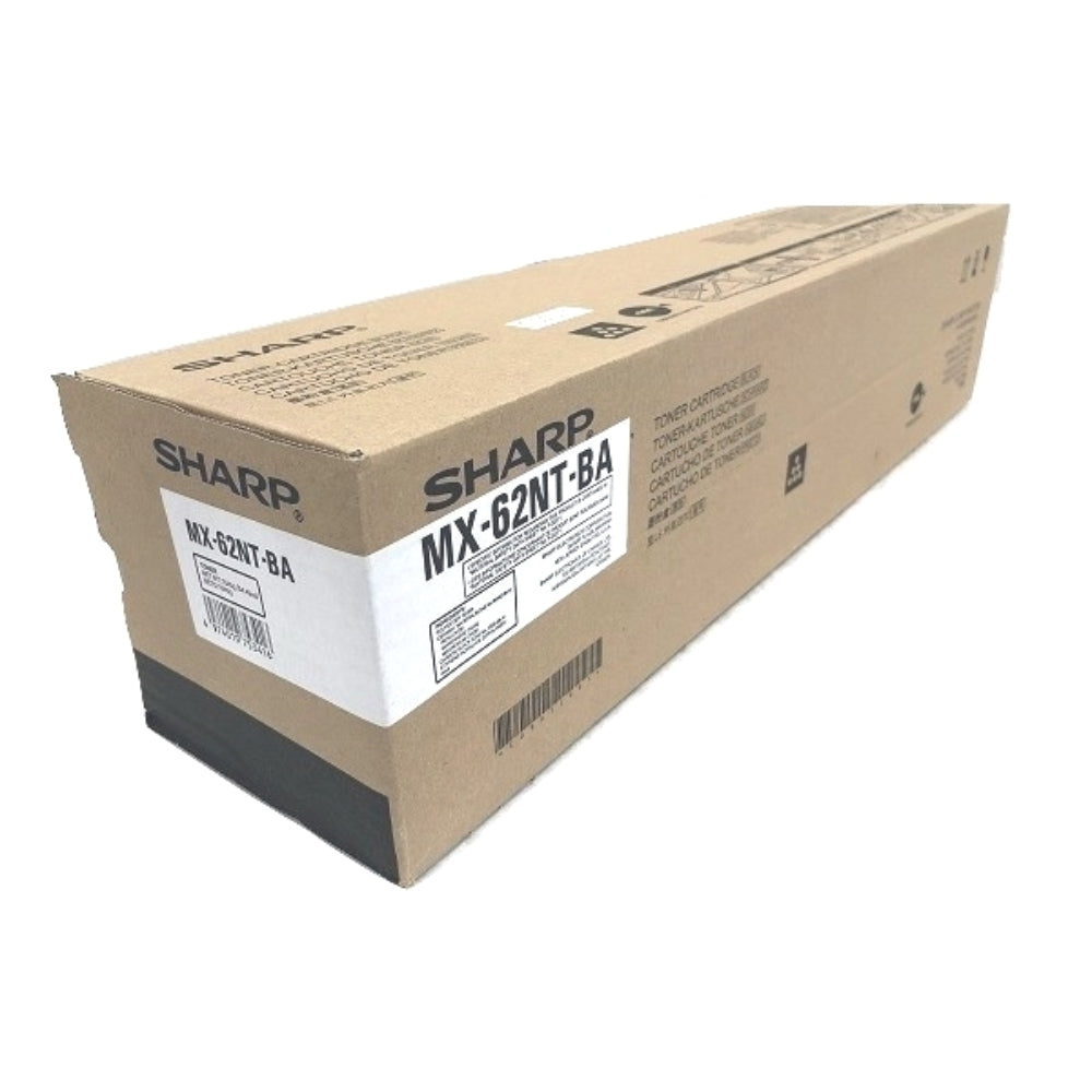 Original Sharp MX-62NT-BA High Yield Black Toner Cartridge, MX62NTBA