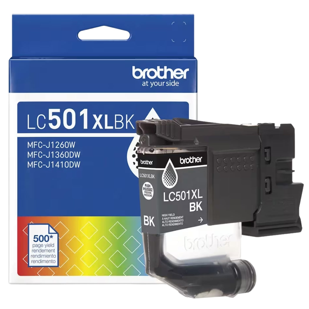New, Pre-Owned - Brother LC501XL High Yield Black Ink Cartridge