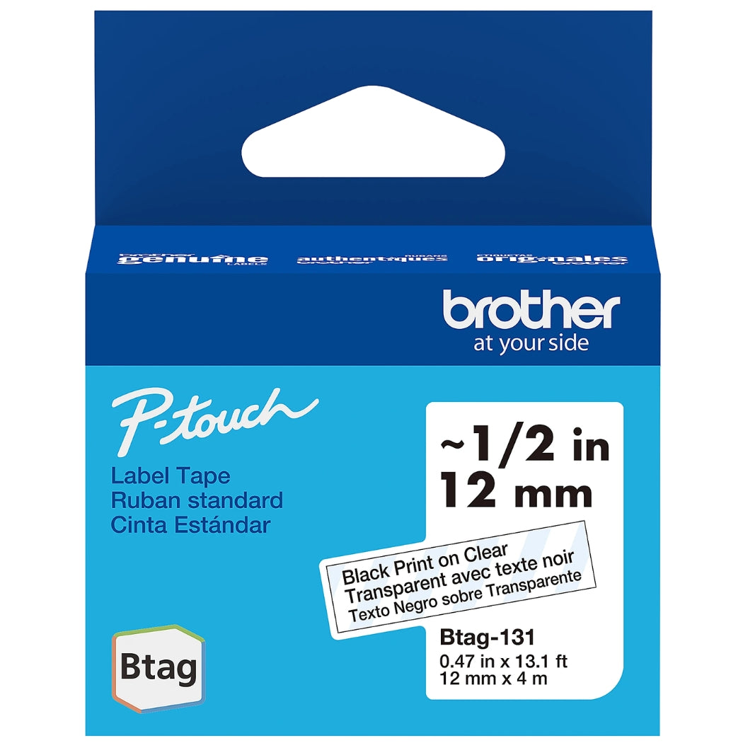 New, Pre-Owned - Brother P-Touch Btag-131 1/2" Label Tape