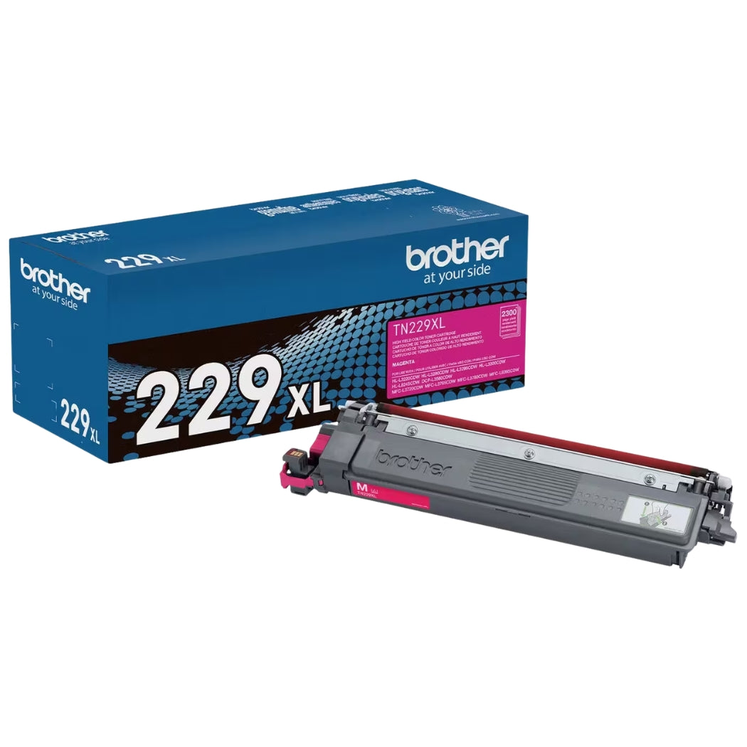 New, Pre-Owned - Brother TN-229XL High Yield Magenta Toner Cartridge