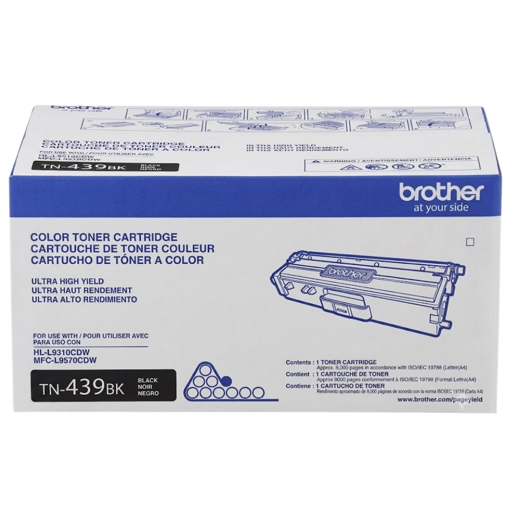 New, Pre-Owned - Brother TN-439 Extra High Yield Black Toner Cartridge, TN-439BK